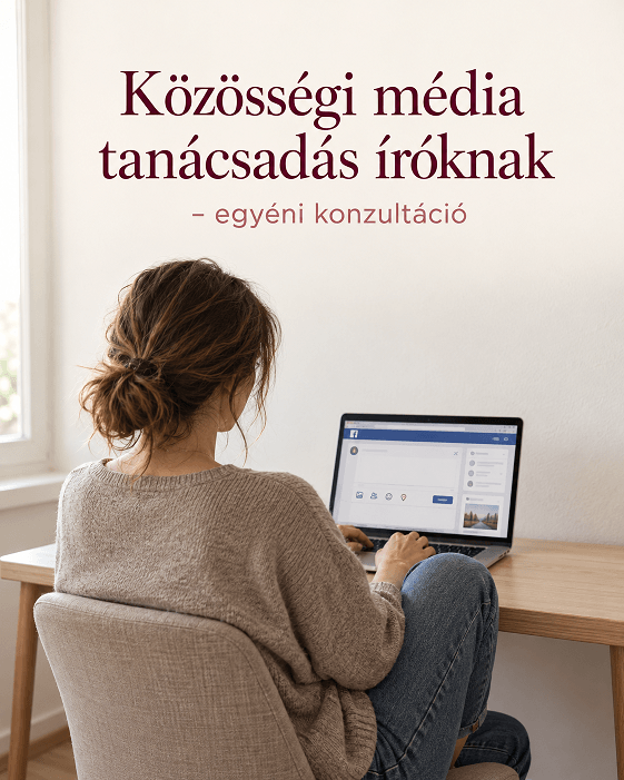 Közösségi média tanácsadás íróknak - egyéni konzultáció